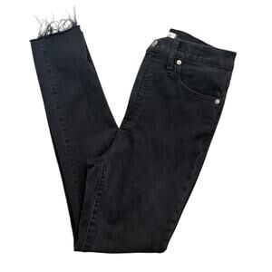 Madewell Black Distressed Jeans Size 28